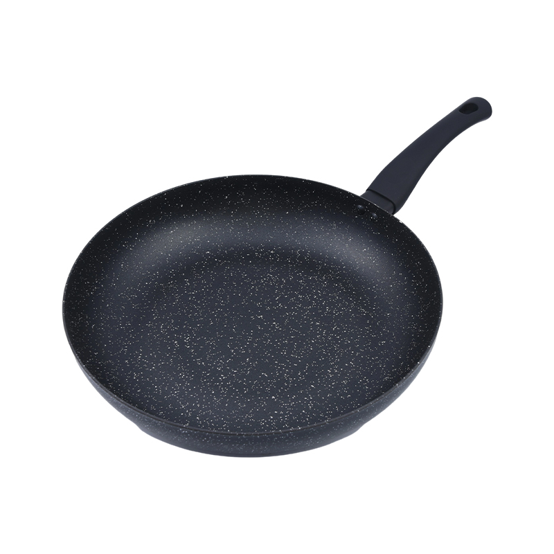 กระทะอลูมิเนียมอัดลาย Black Marble